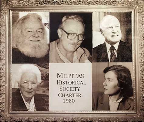 From the lower left corner, going clockwise, pictured are Pat Loomis, Ed Cavallini, Bob McGuire, Leo Murphy, and Elaine Levine
