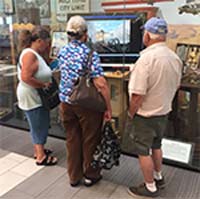 Visitors enjoying new kisosk at Great Mall Display