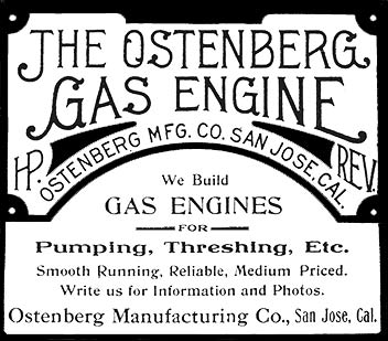 Ostenberg Gas Engine Ad
