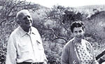 Weller Curtner and his wife, Ruth Long Curtner, at their Scott Creek Ranch