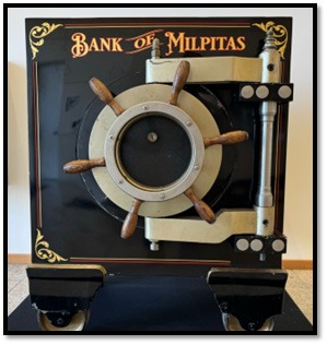 Bank of Milpitas Safe, Staright -On View